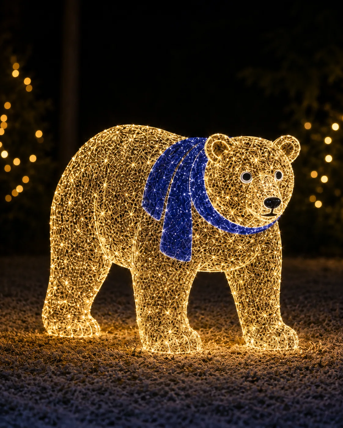 Banff Polar Bear Light Sculpture