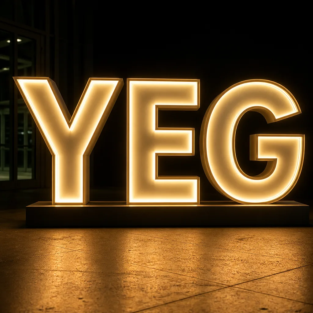 Illuminated Block Letters
