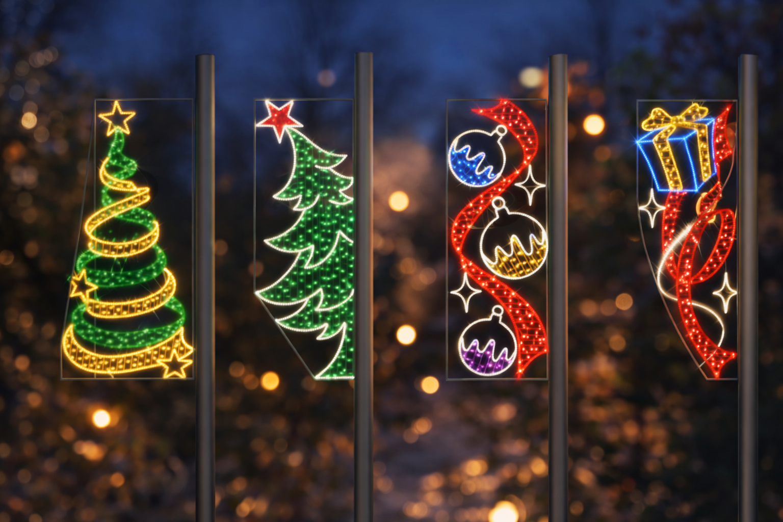 Lamp Pole Christmas Series