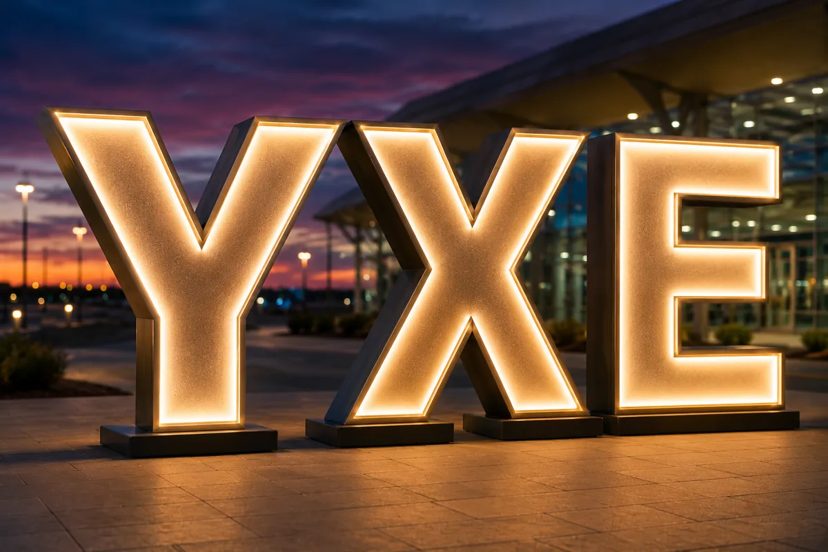 YXE Airport Letters